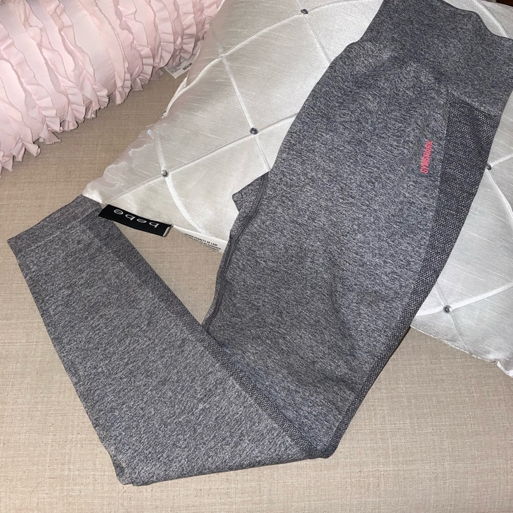 Gymshark Legging Grey w Pink